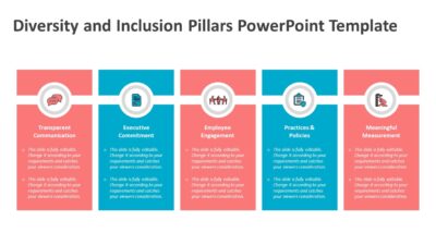 Diversity and Inclusion Pillars PowerPoint Template
