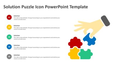 Solution Puzzle Icon PowerPoint Template