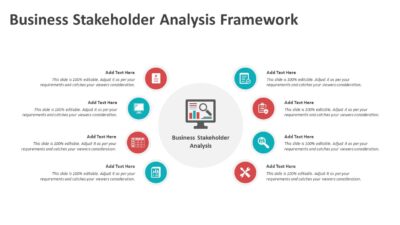 Business Stakeholder Analysis Framework PowerPoint Template