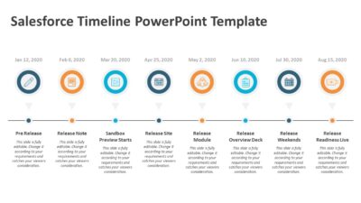 Salesforce Timeline PowerPoint Template