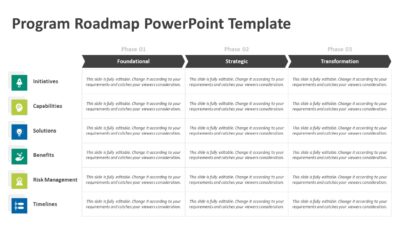 Program Roadmap PowerPoint Template