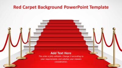 Red Carpet Background PowerPoint Template