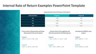 Internal Rate of Return Examples PowerPoint Template