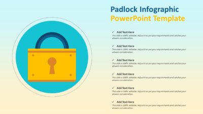 Padlock Infographic PowerPoint Template