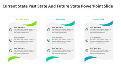 Current State Past State And Future State PowerPoint Slide