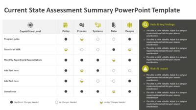Current State Assessment Summary PowerPoint Template