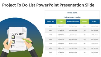 Project To Do List PowerPoint Presentation Slide