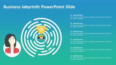 Business labyrinth PowerPoint Slide