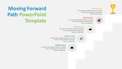 Moving Forward Path PowerPoint Template