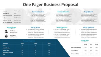 One Pager Business Proposal PowerPoint Template