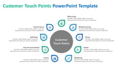 Customer Touch Points PowerPoint Template