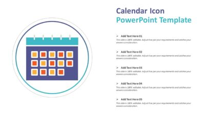 Calendar Icon PowerPoint Template