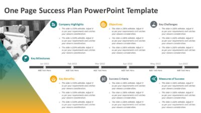 One Page Success Plan PowerPoint Template