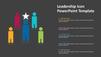Leadership Icon PowerPoint Template