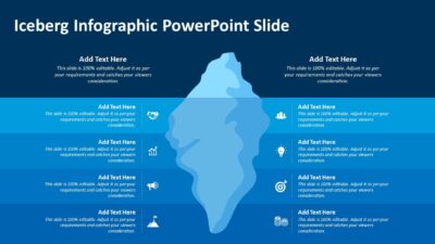 Iceberg Infographic PowerPoint Slide
