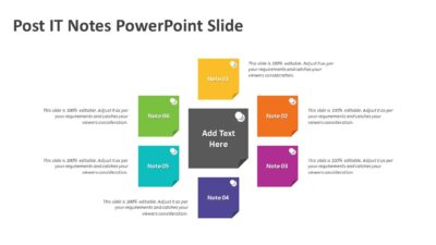 Post IT Notes PowerPoint Slide
