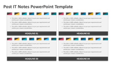 Post IT Notes PowerPoint Template