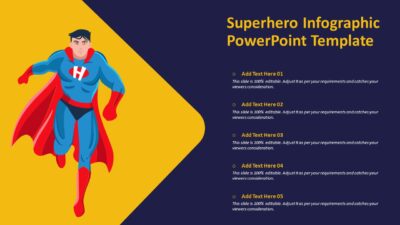Superhero Infographic PowerPoint Template