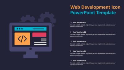Web Development Icon PowerPoint Template