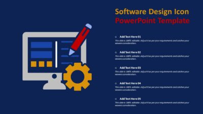 Software Design Icon PowerPoint Template
