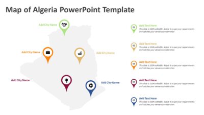 Map of Algeria PowerPoint Template
