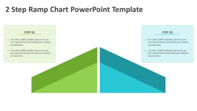 2 Step Ramp Chart PowerPoint Template