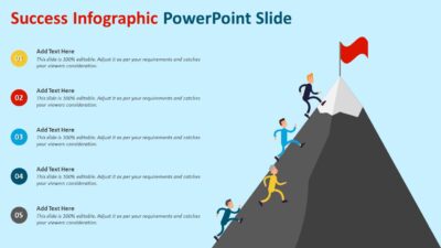 Success Infographic PowerPoint Slide