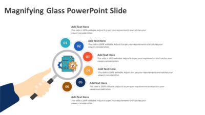 Magnifying Glass PowerPoint Slide