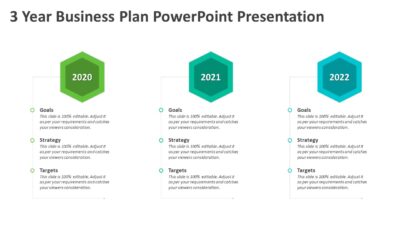 3 Year Business Plan PowerPoint Presentation