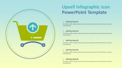 Upsell Infographic Icon PowerPoint Template