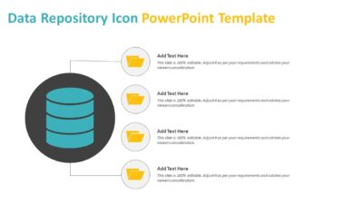 Data Repository Icon PowerPoint Template