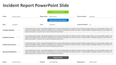 Incident Report PowerPoint Slide