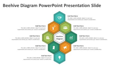 Beehive Diagram PowerPoint Presentation Slide