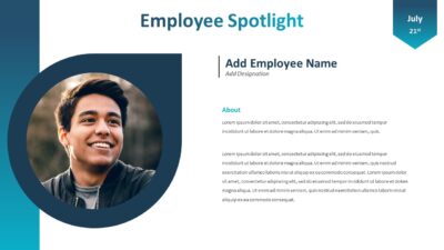 Employee Spotlight PowerPoint Slide