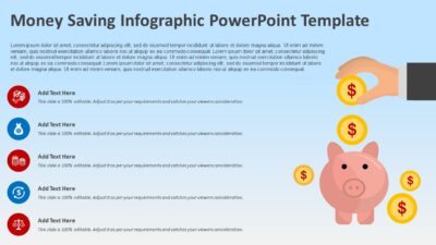 Money Saving Infographic PowerPoint Template
