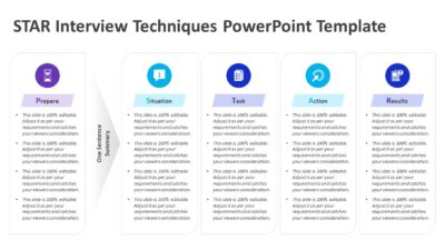 STAR Interview Techniques PowerPoint Template