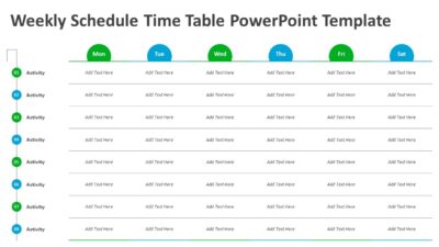 Weekly Schedule Time Table PowerPoint Template