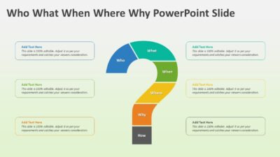 Who What When Where Why PowerPoint Slide