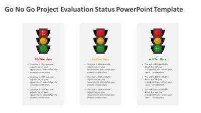 Go No Go Project Evaluation Status PowerPoint Template