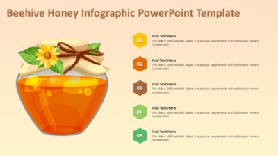 Beehive Honey Infographic PowerPoint Template