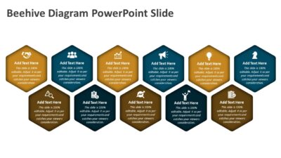 Beehive Diagram PowerPoint Slide