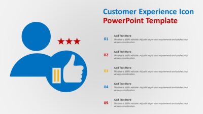Customer Experience Icon PowerPoint Template