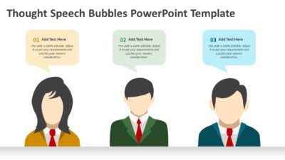 Thought Speech Bubbles PowerPoint Template