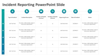 Incident Reporting PowerPoint Slide