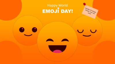Happy World Emoji Day PowerPoint Template