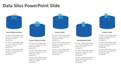 Data Silos PowerPoint Slide