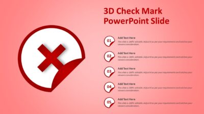 3D Check Mark PowerPoint Slide