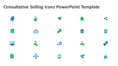 Consultative Selling Icons PowerPoint Template