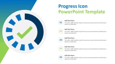 Progress Icon PowerPoint Template