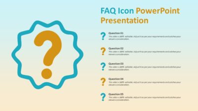 FAQ Icon PowerPoint Presentation